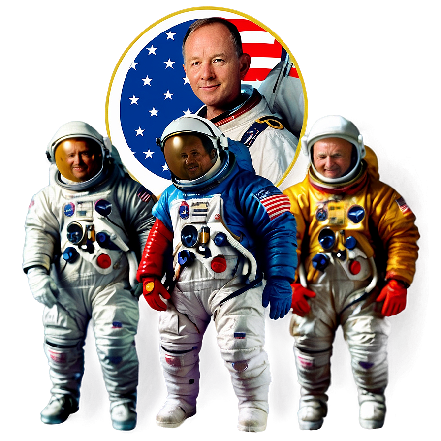 Apollo 11 Crew Png 06242024