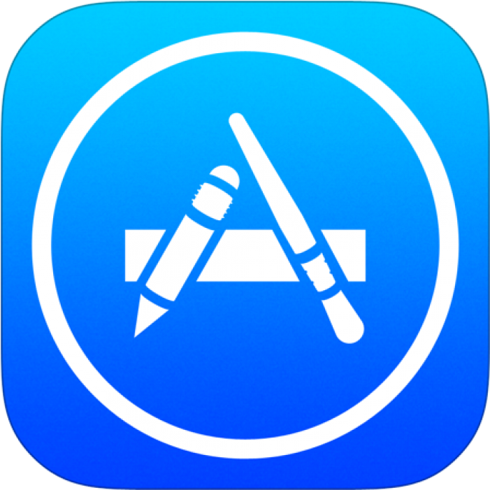 App Store Icon Blue Background