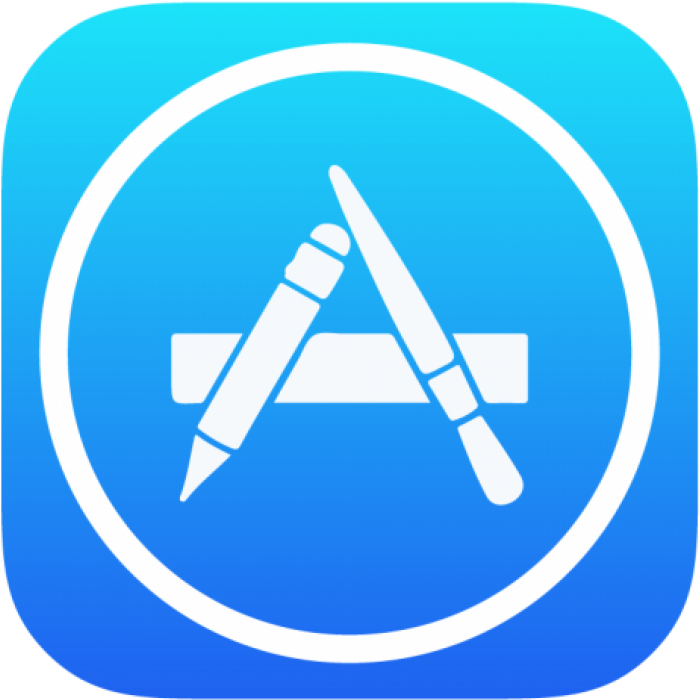 App Store Icon Blue Background