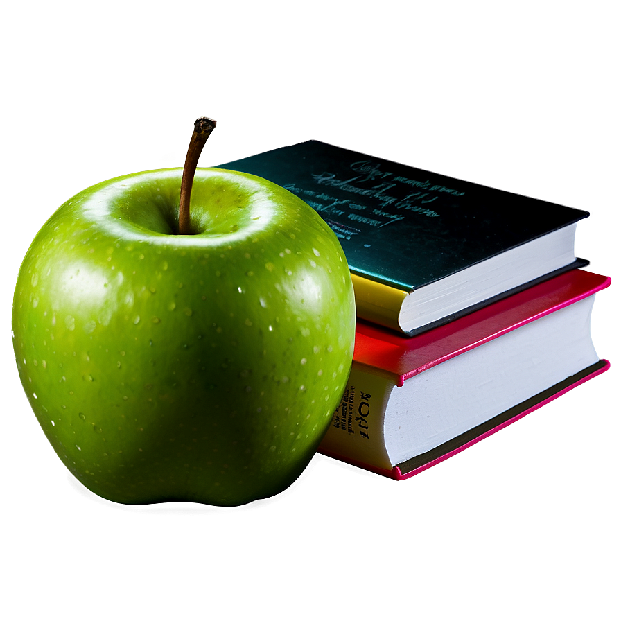 Apple And Book Png Rfd