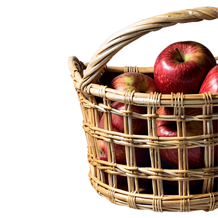 Apple Basket Png 04292024