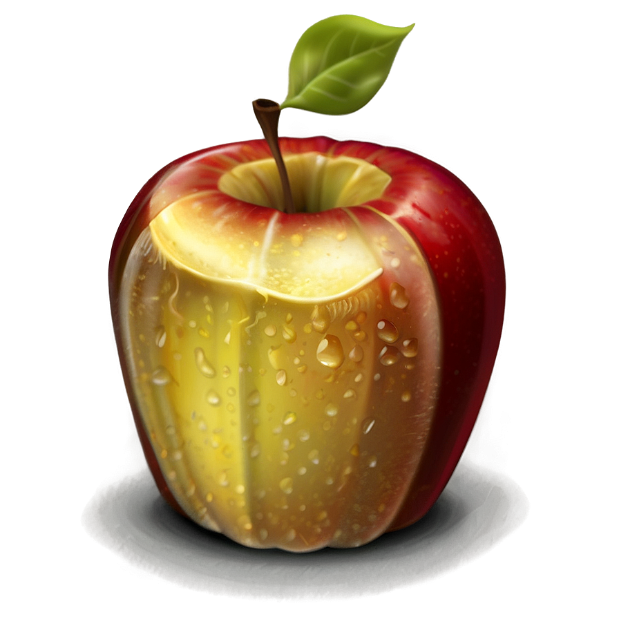 Apple Core Clipart Png Sen76