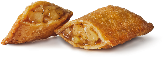 Apple Custard Turnovers Isolated