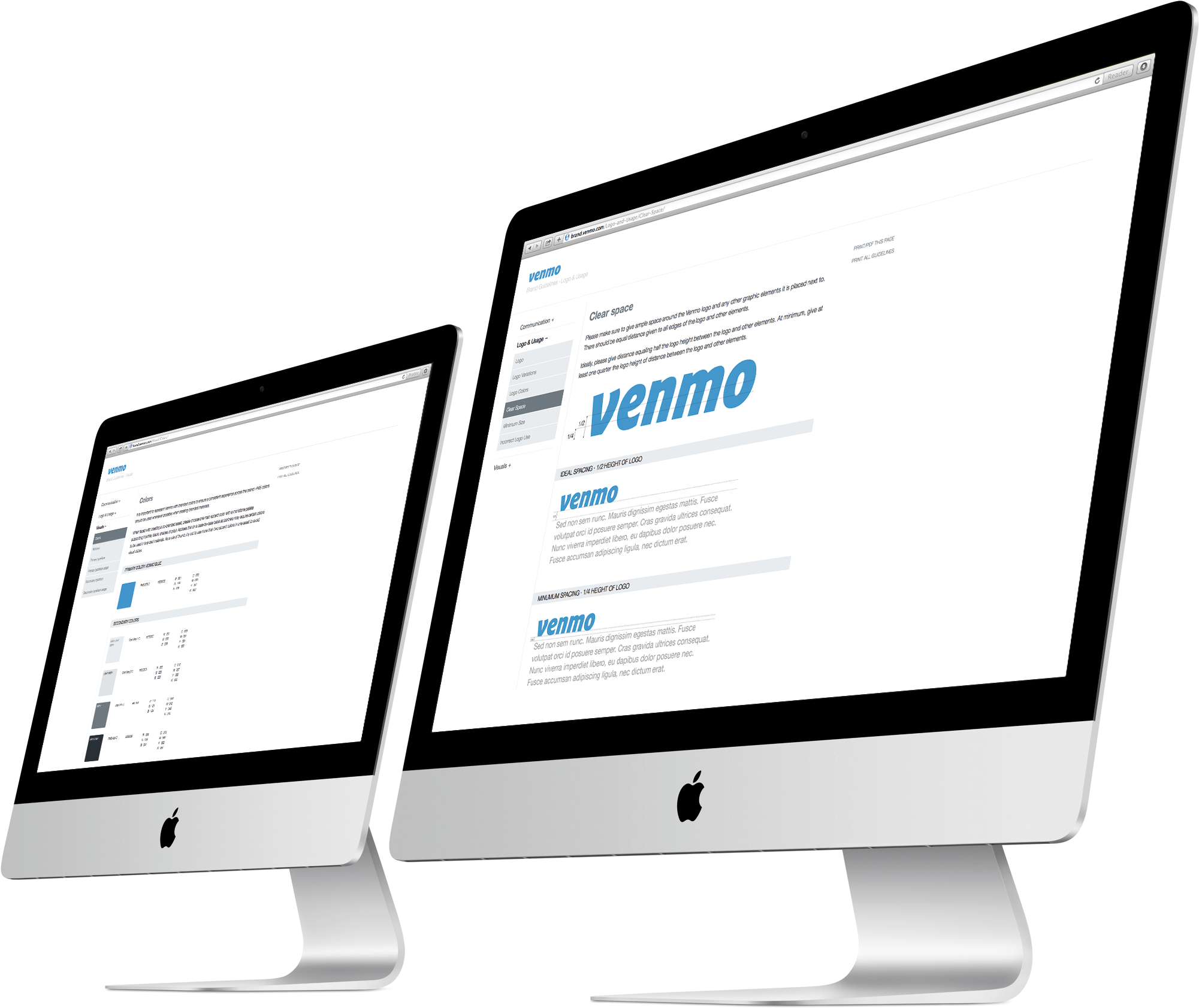 Apple Devices Displaying Venmo Website