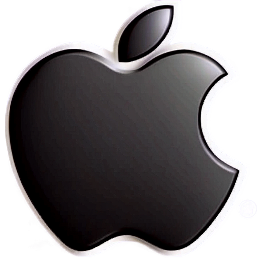 Apple Logo In Monochrome Png 70