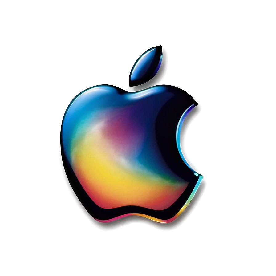 Apple Logo With Gradient Png Ako
