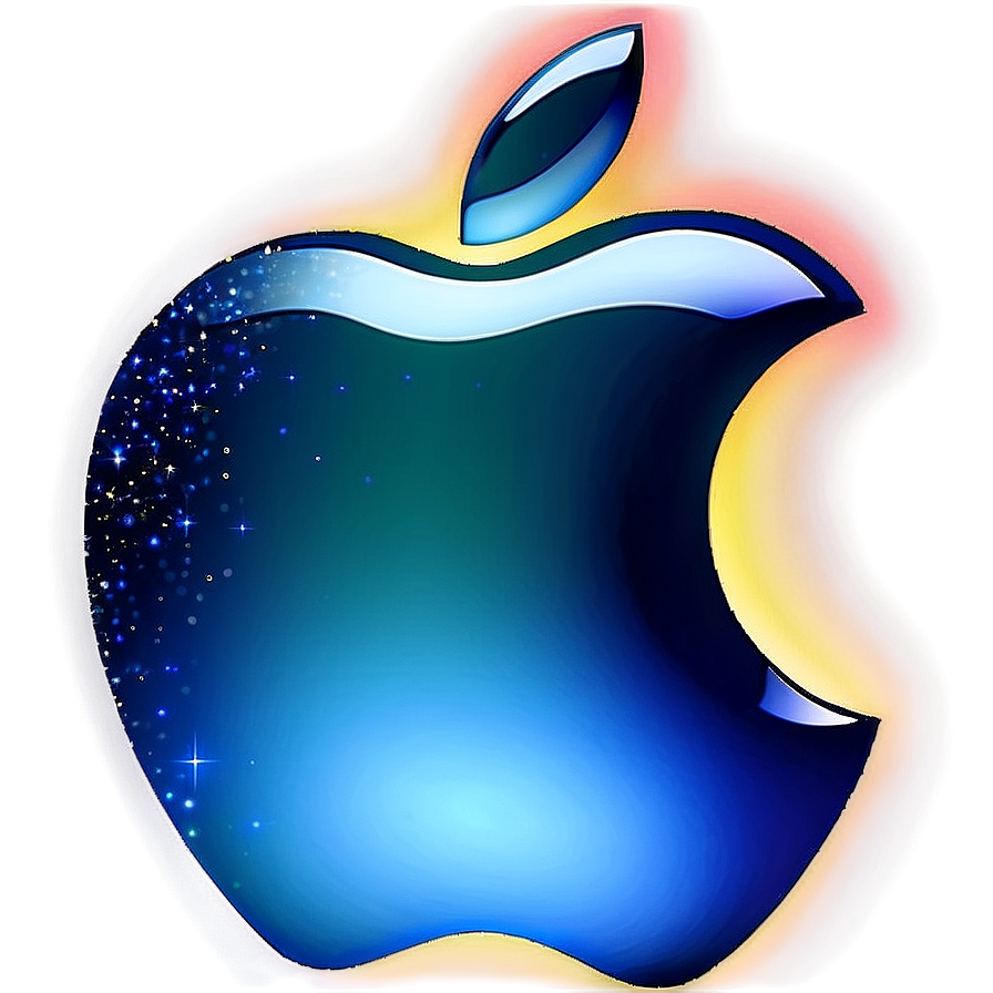 Apple Logo With Sparkles Png 46