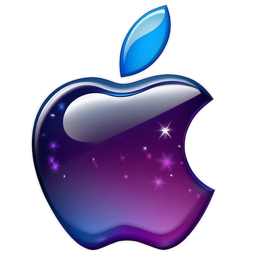 Apple Logo With Stars Png Khe36