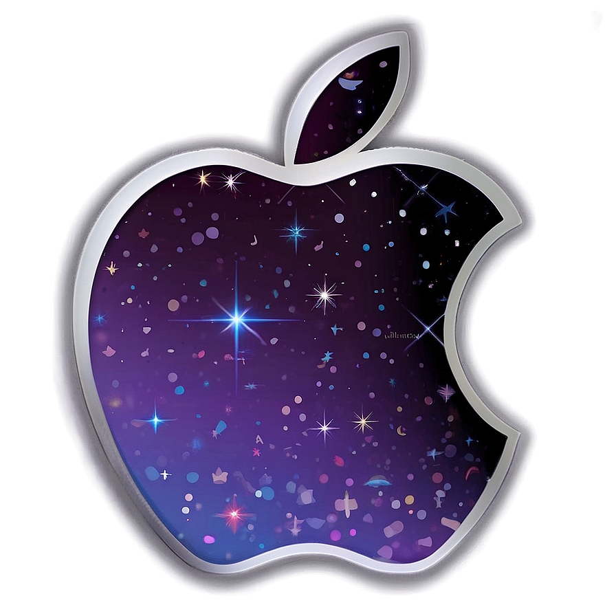 Apple Logo With Stars Png Ogm