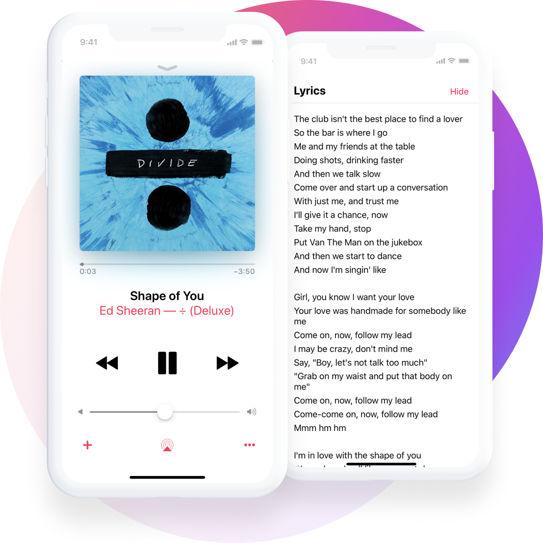 Apple Music Shapeof You Ed Sheeran