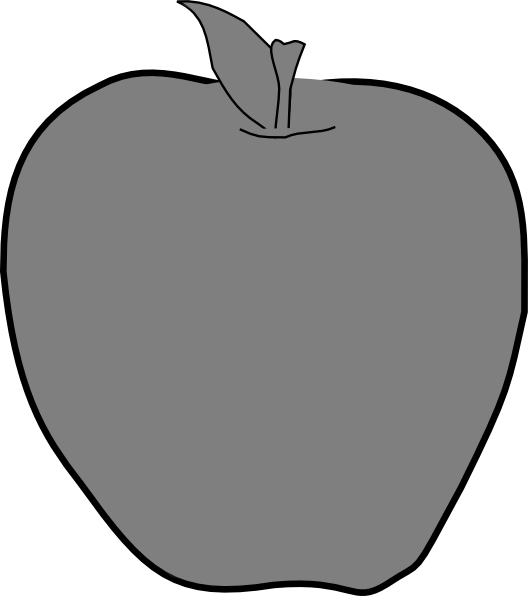 Apple Outline Graphic