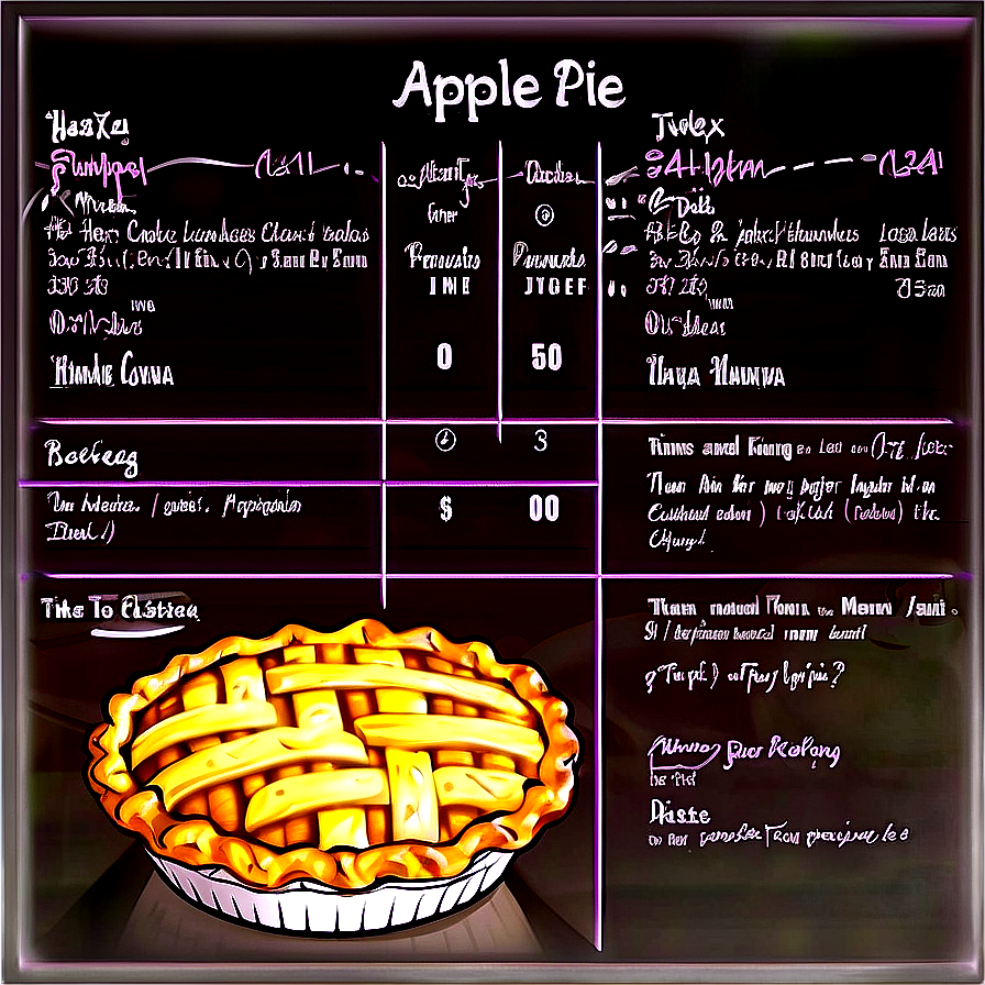 Apple Pie Recipe Png Sbt70