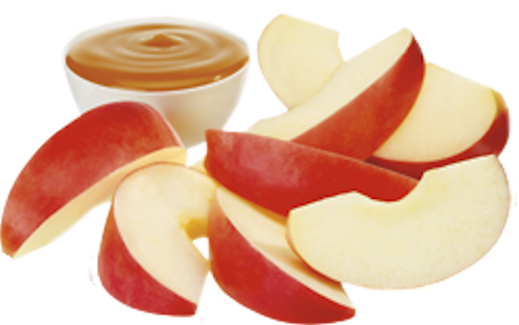 Apple Slices With Caramel Dip