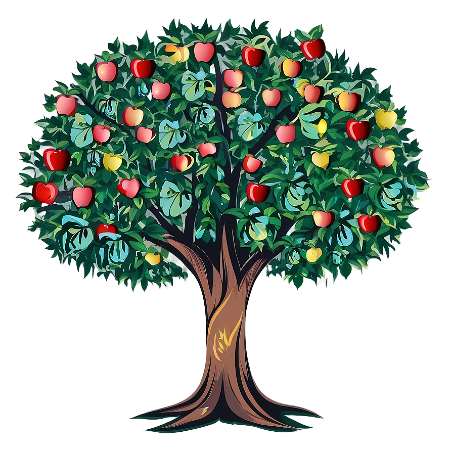 Apple Tree Vector Png 06132024