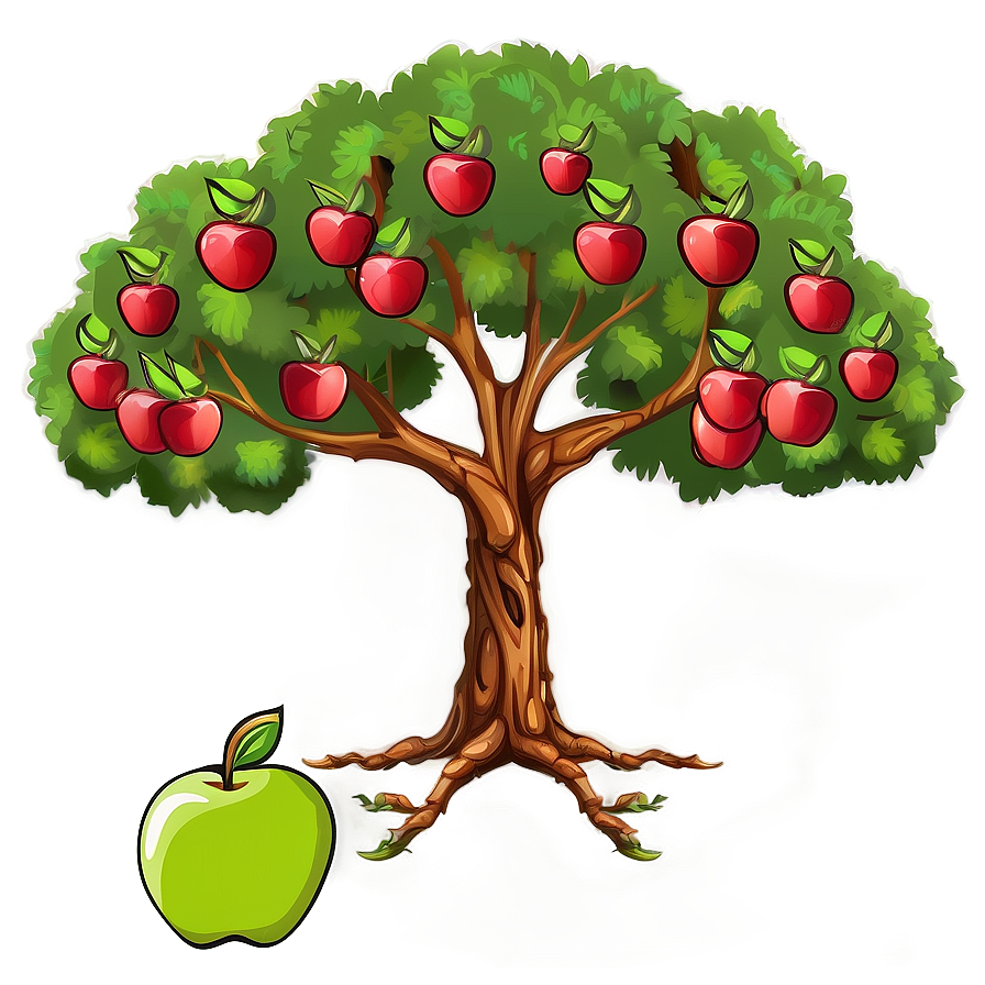 Apple Tree Vector Png 25