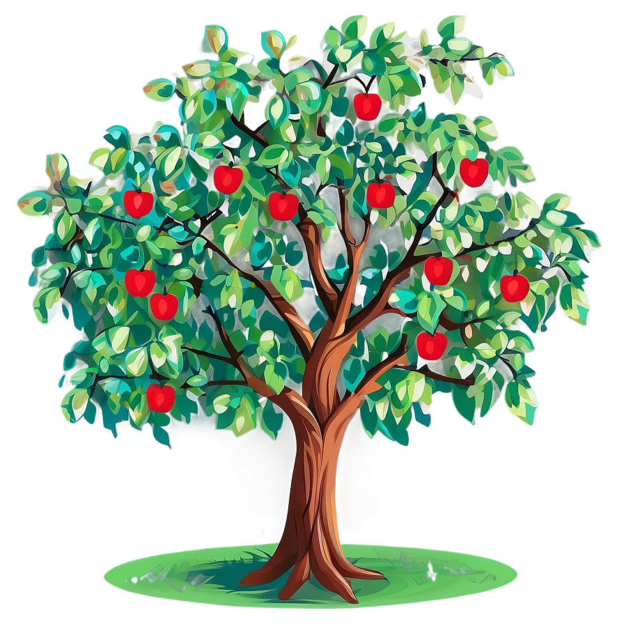 Apple Tree Vector Png Pto