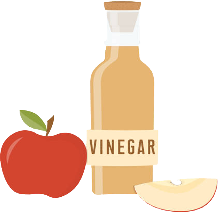 Apple Vinegar Illustration