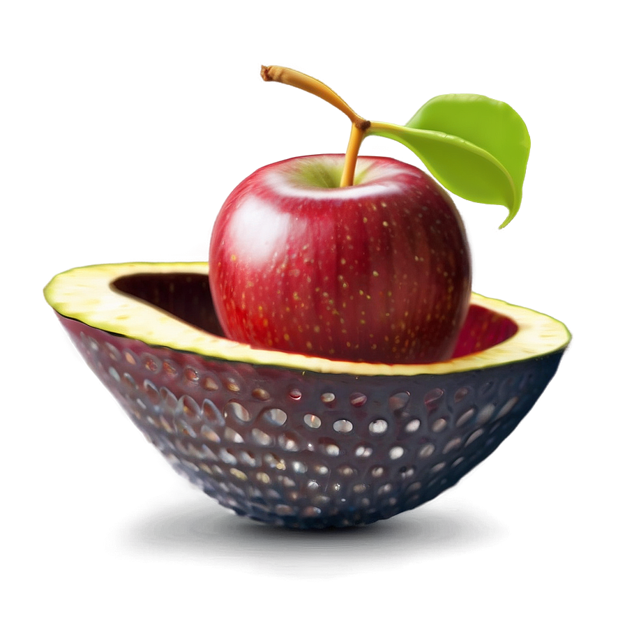 Apple With Face Clipart Png 06272024