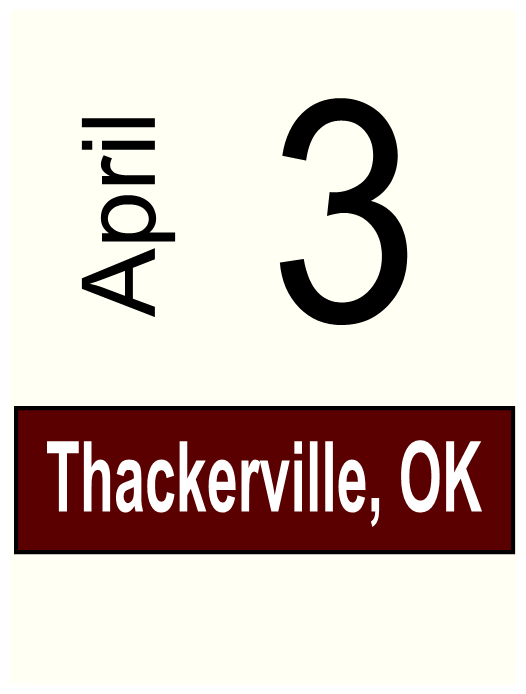 April3 Thackerville O K Event
