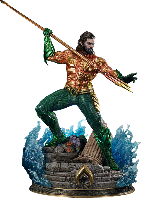 Aquaman Statue Action Pose