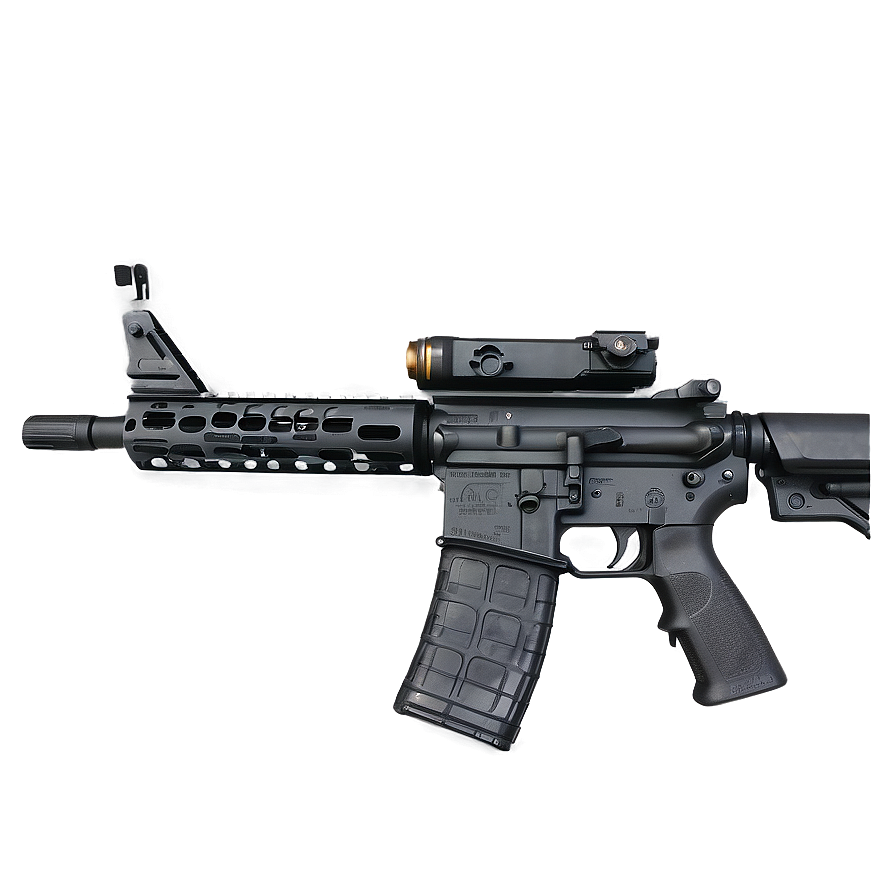 Ar 15 With Flashlight Png Sbq