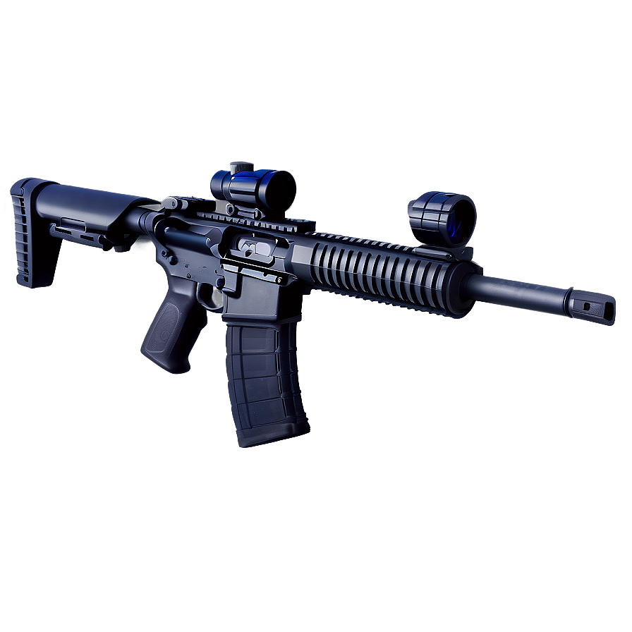 Ar 15 With Scope Png Qna39