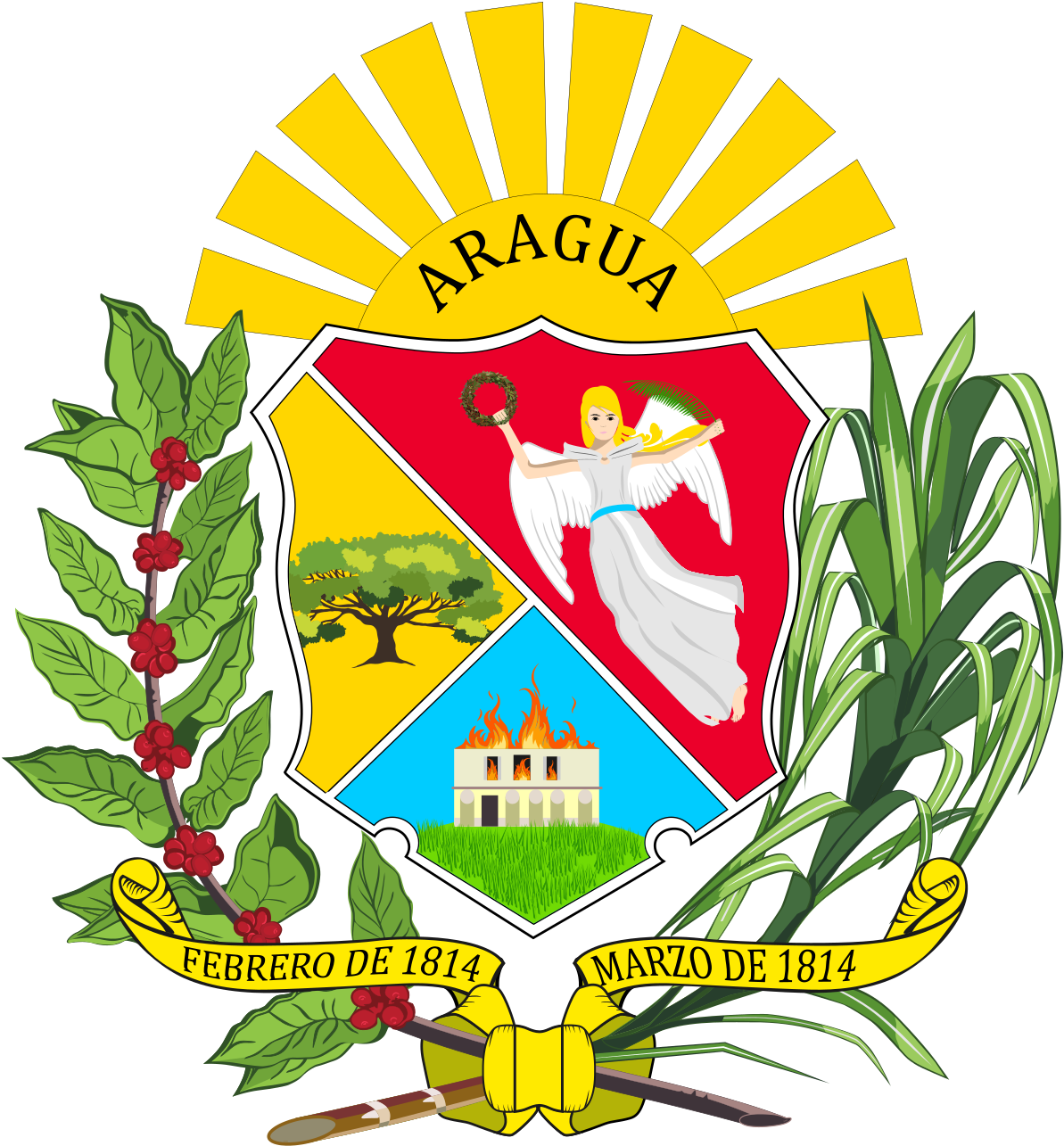 Aragua State Coatof Arms Venezuela