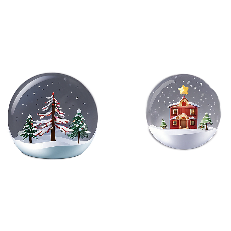 Arbol De Navidad In A Snow Globe Png 62