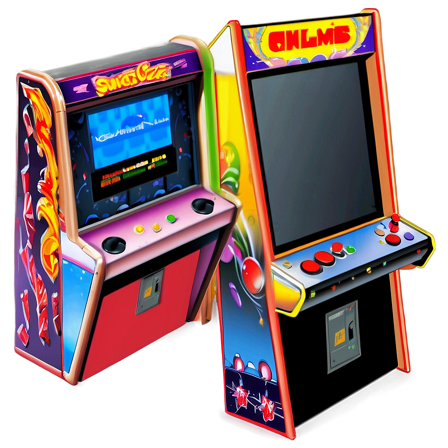 Arcade Game Consoles Png 06292024