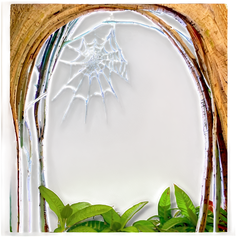 Arched Entrance Spider Web