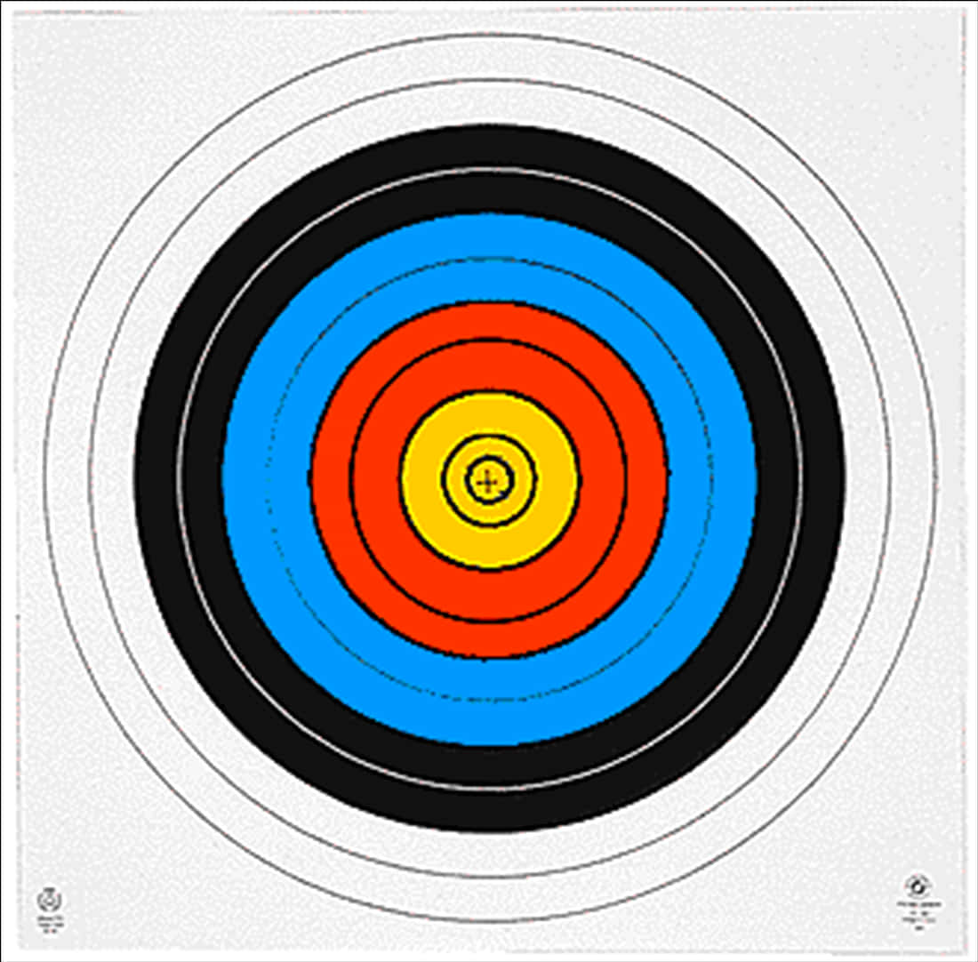 Archery Target Concentric Circles