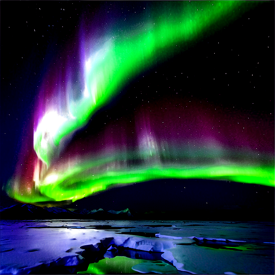 Arctic Aurora Phenomenon Png Oxy