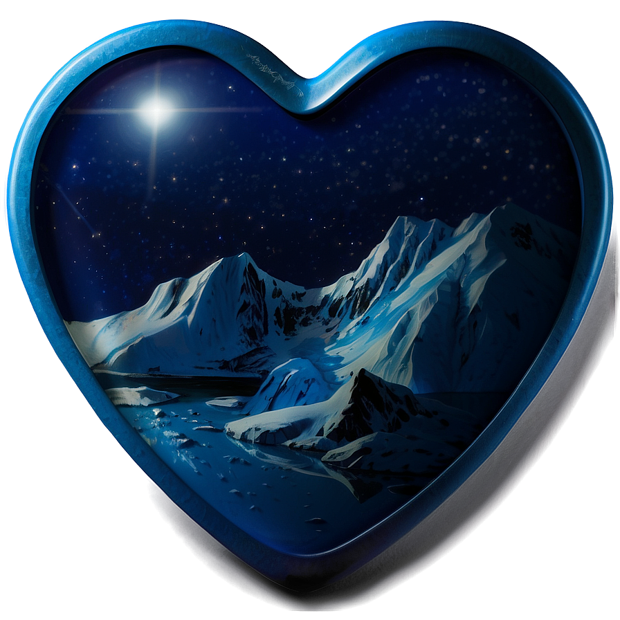 Arctic Blue Heart Icon Png Frj73