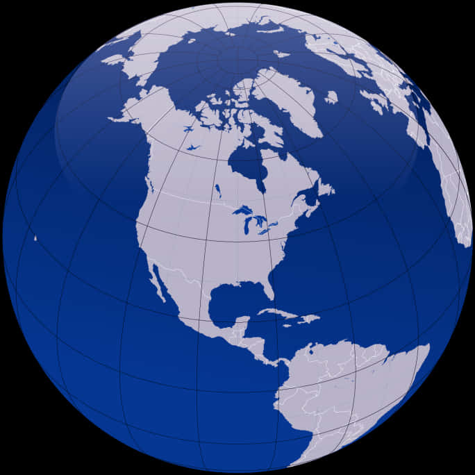 Arctic Centric World Map