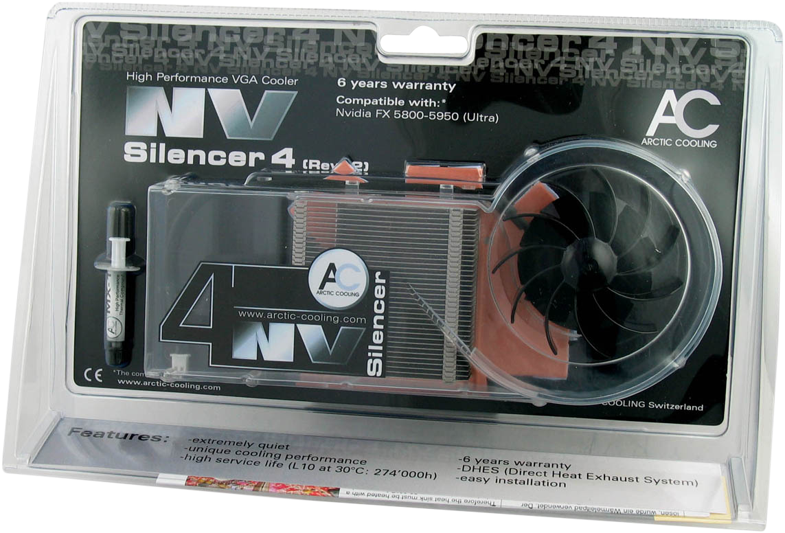 Arctic Cooling N V Silencer4 V G A Cooler Packaging