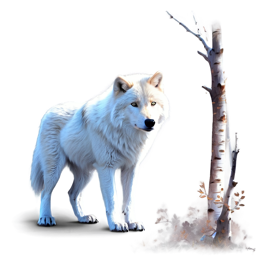 Arctic Wolf Drawing Png Grw14