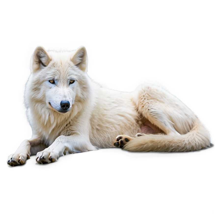 Arctic Wolf Resting Png 70