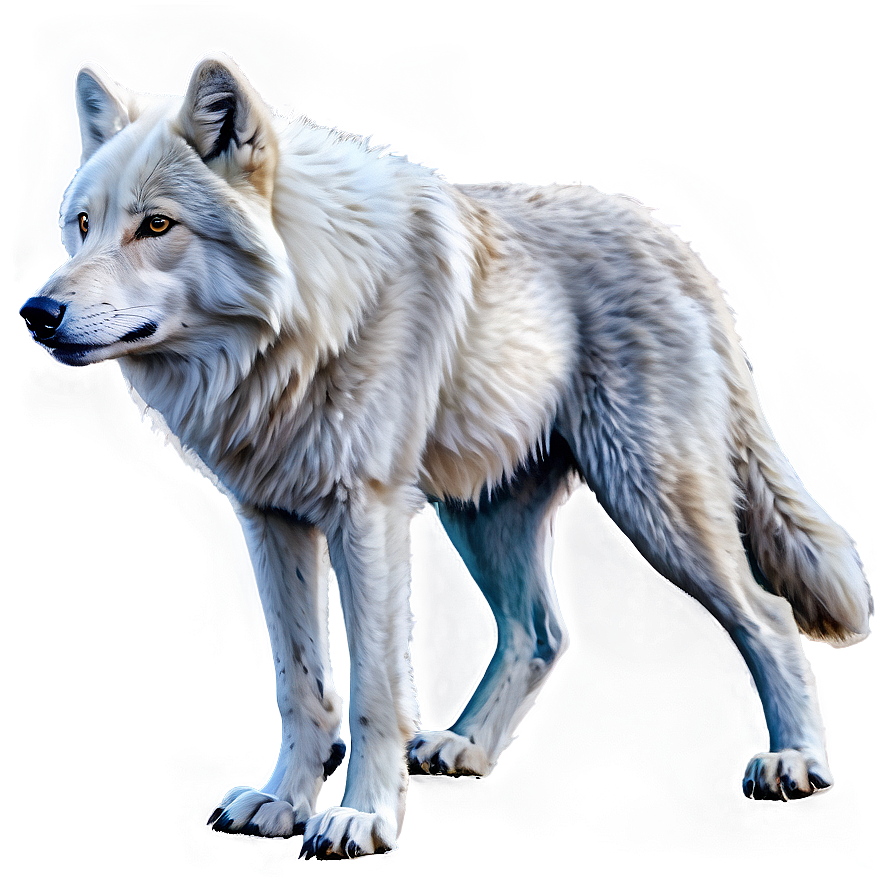 Arctic Wolf Watercolor Png 92