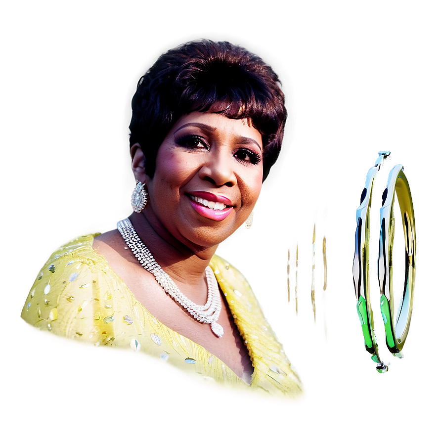 Aretha Franklin Dazzling Jewelry Png 54