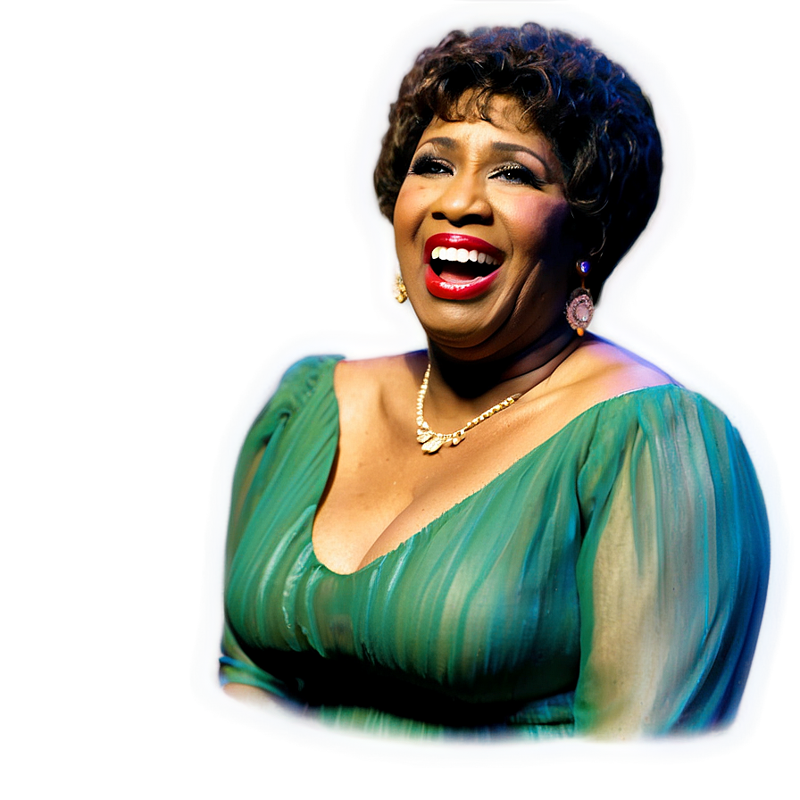 Aretha Franklin Timeless Smile Png 06252024