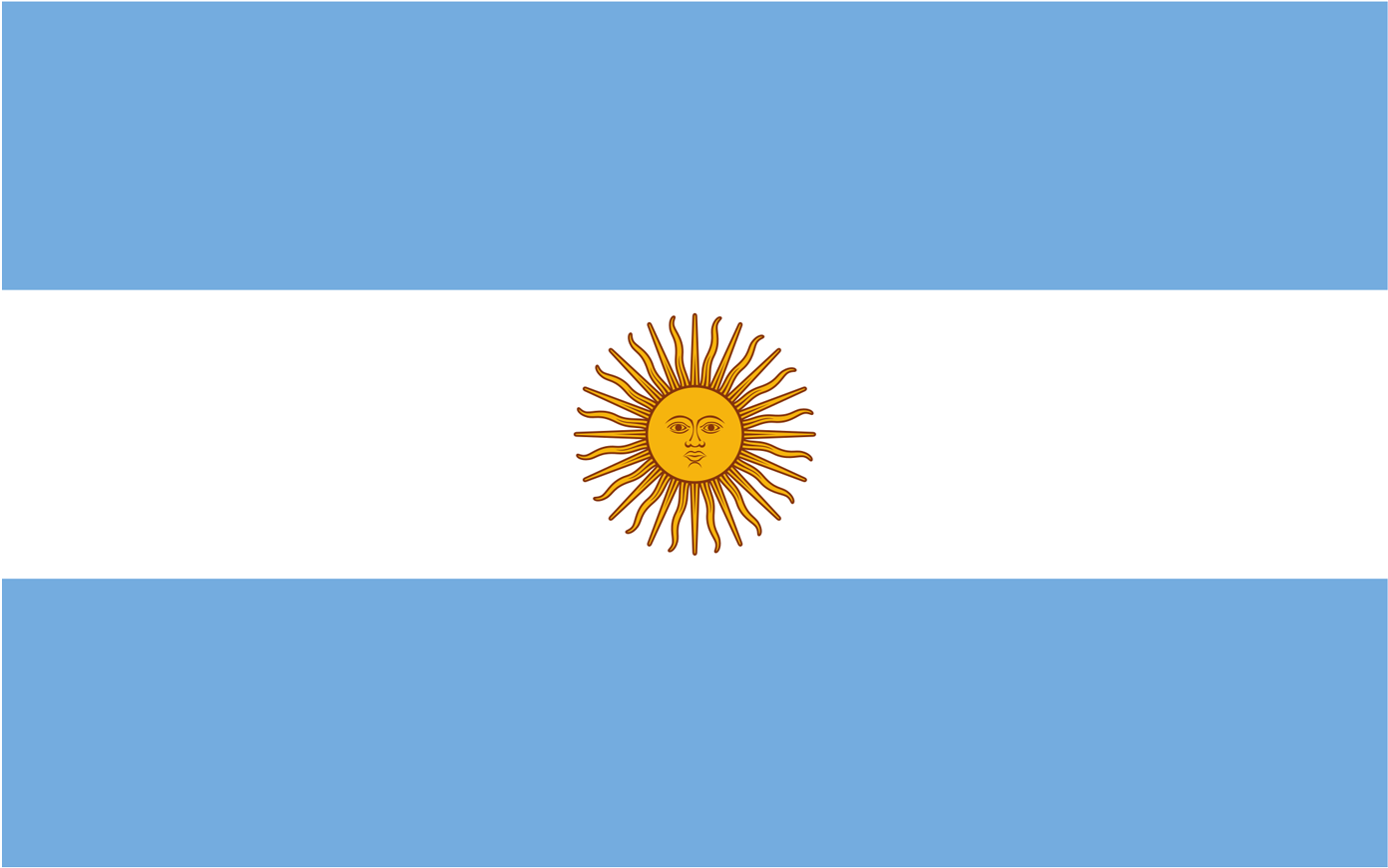 Argentinian Flag Sunof May