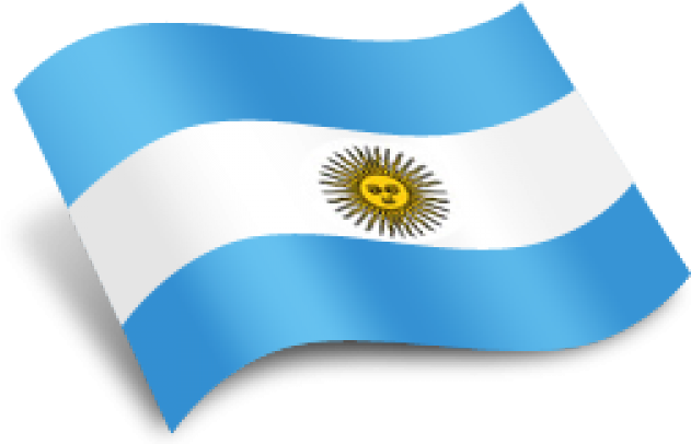 Argentinian Flag Waving Icon