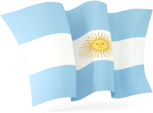 Argentinian Flag Waving