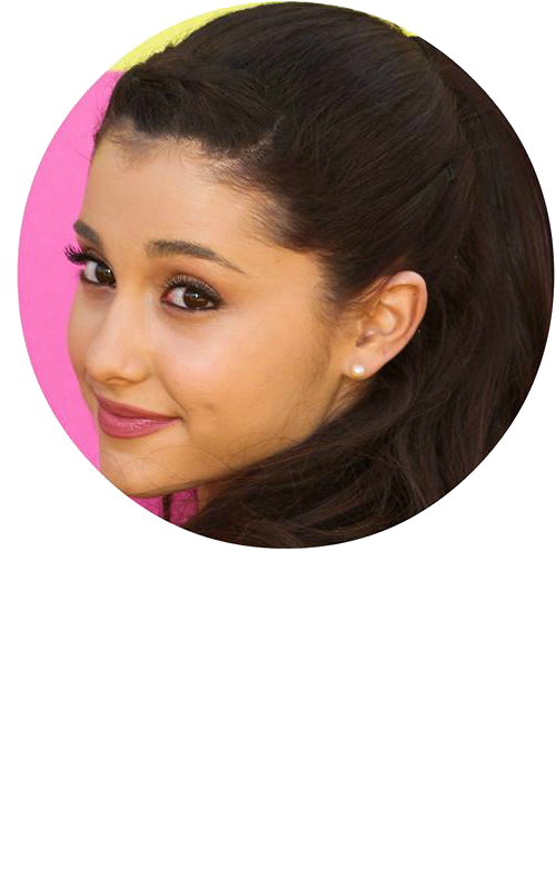 Ariana Grande Side Ponytail Smile