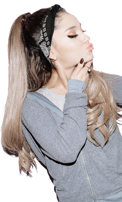 Ariana Grande Side Posewith Headband