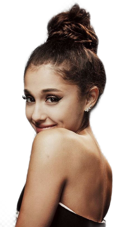 Ariana Grande Smiling Over Shoulder