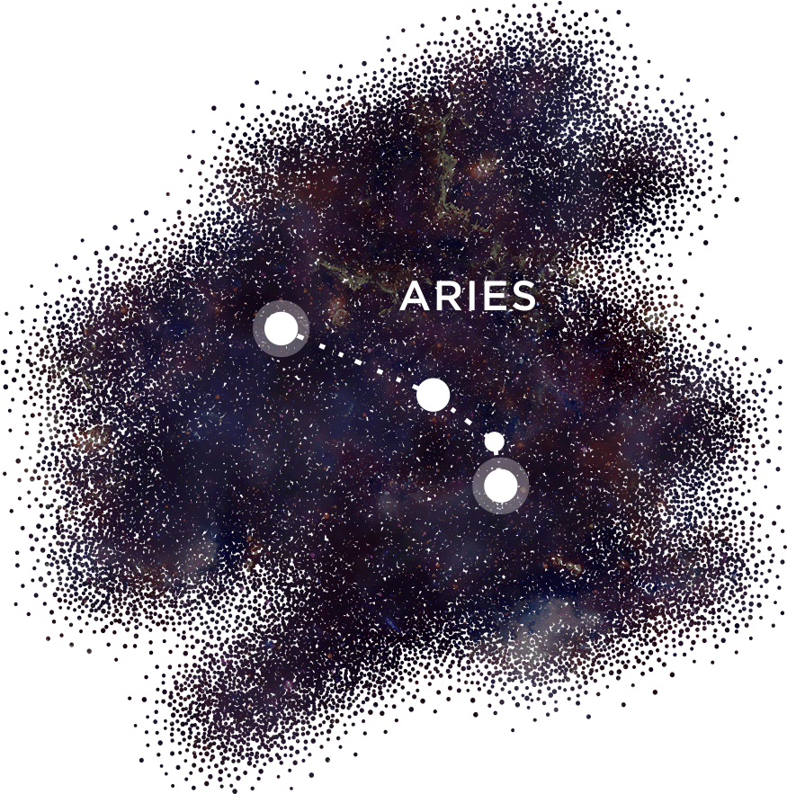 Aries Zodiac Constellation Art