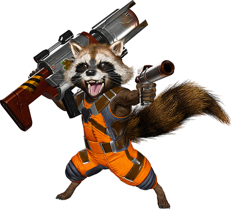 Armed Raccoon Character