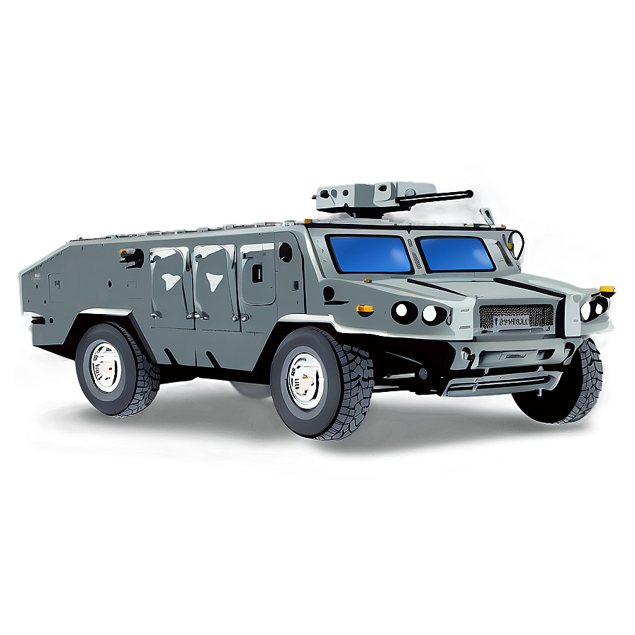 Armored Car Vector Print Png 06202024