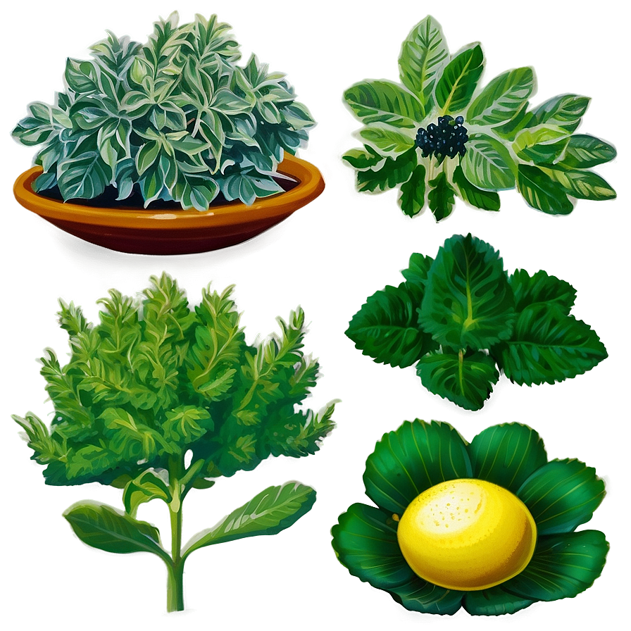 Aromatic Plants Png Phb